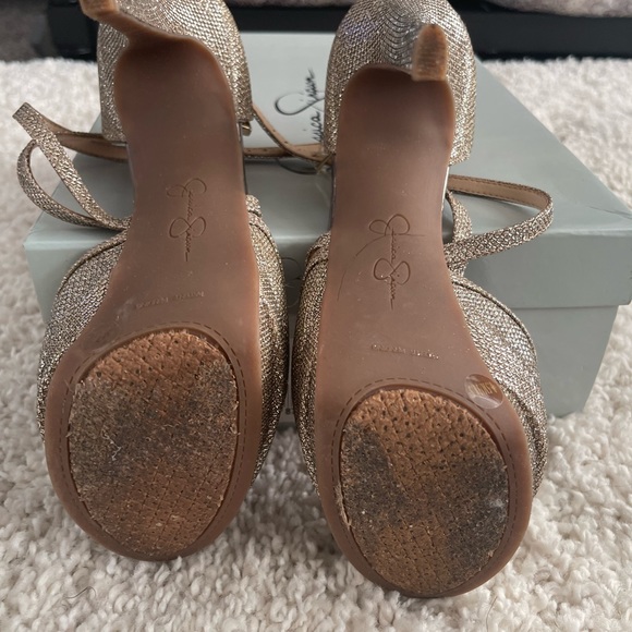 Jessica Simpson sparkling mesh champagne gold - Picture 4 of 10